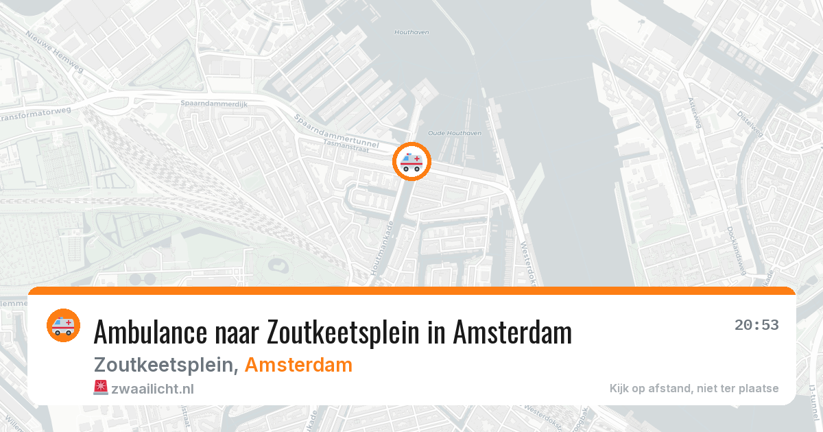 Ambulance naar Zoutkeetsplein in Amsterdam — 22 mei 2026