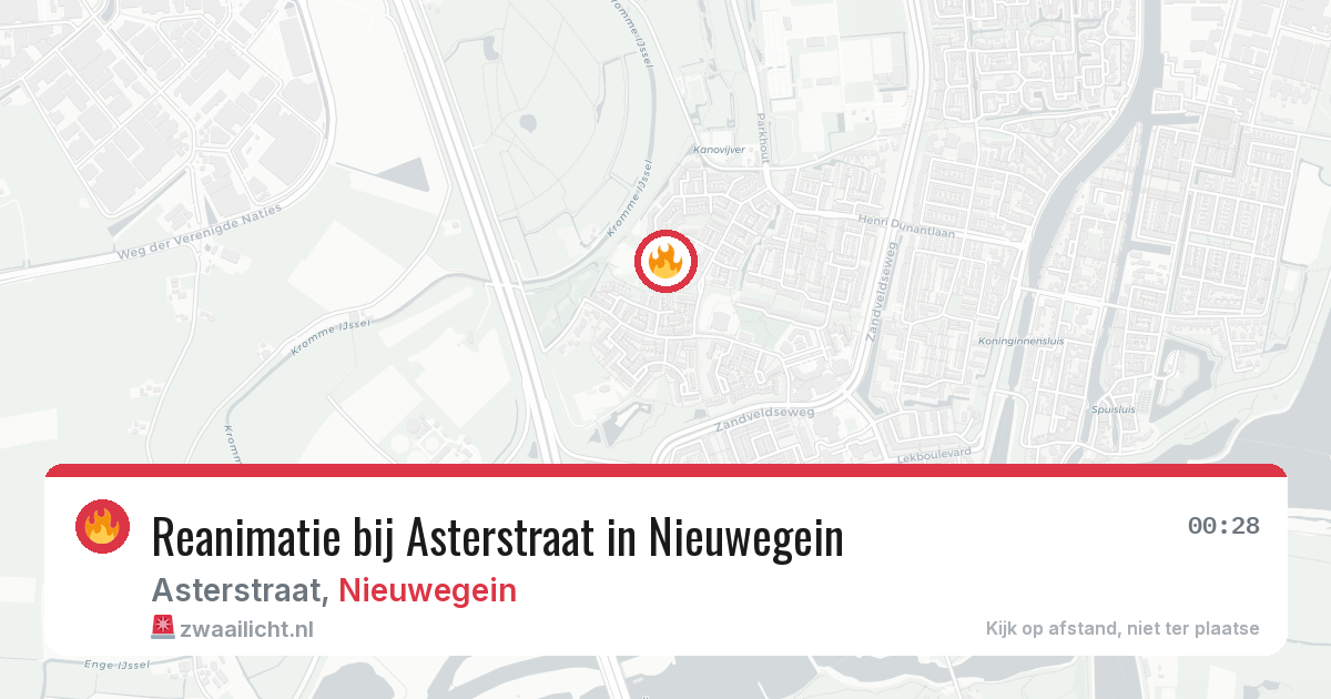 Reanimatie bij Asterstraat in Nieuwegein — 25 feb 2026
