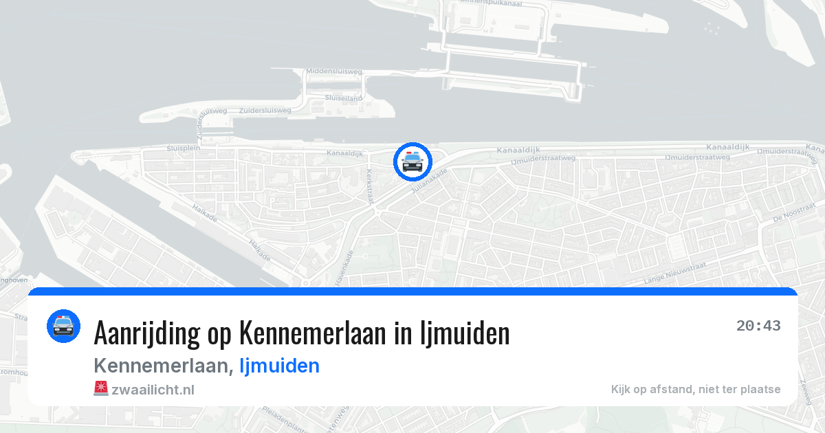 Aanrijding op Kennemerlaan in Ijmuiden — 7 apr 2026