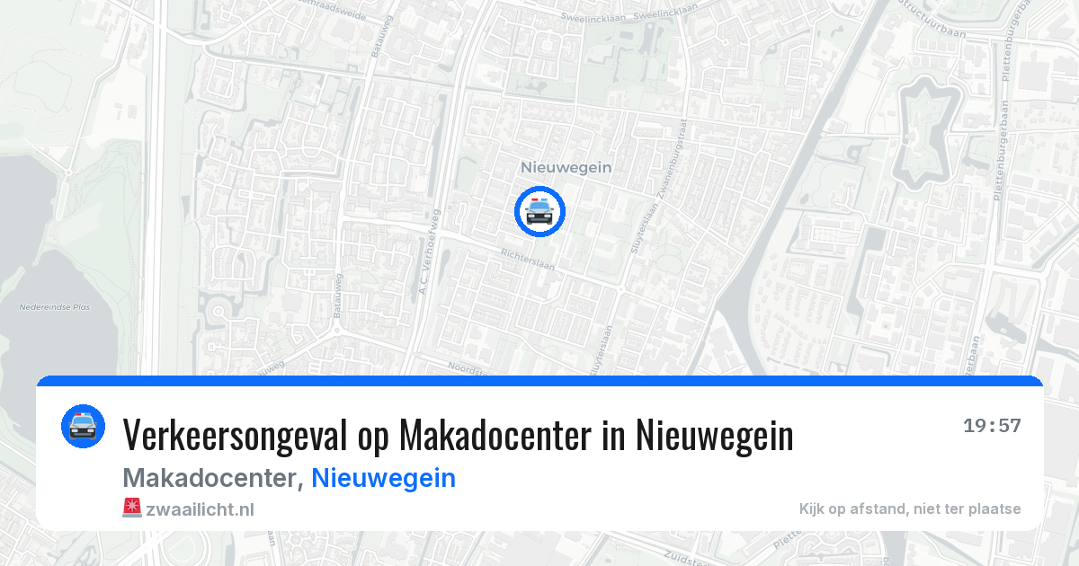 Verkeersongeval op Makadocenter in Nieuwegein — 13 jun 2026