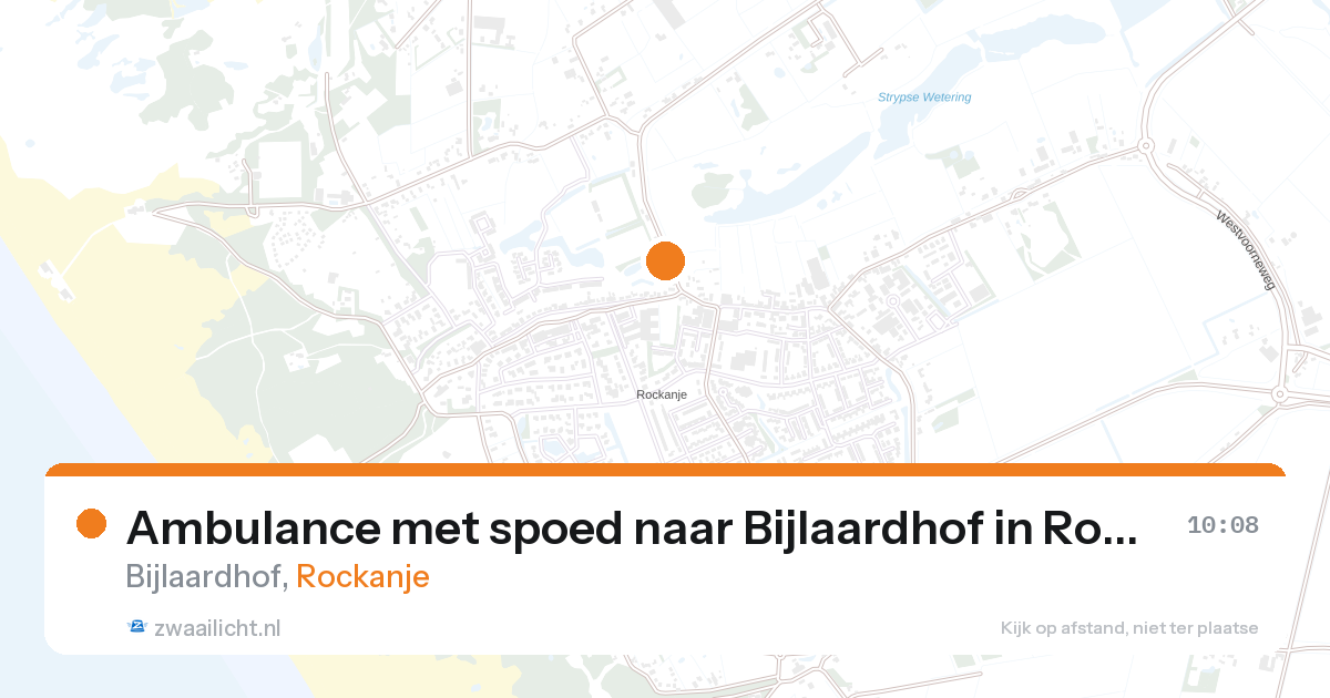 Ambulance met spoed naar Bijlaardhof in Rockanje — 27 aug 2026