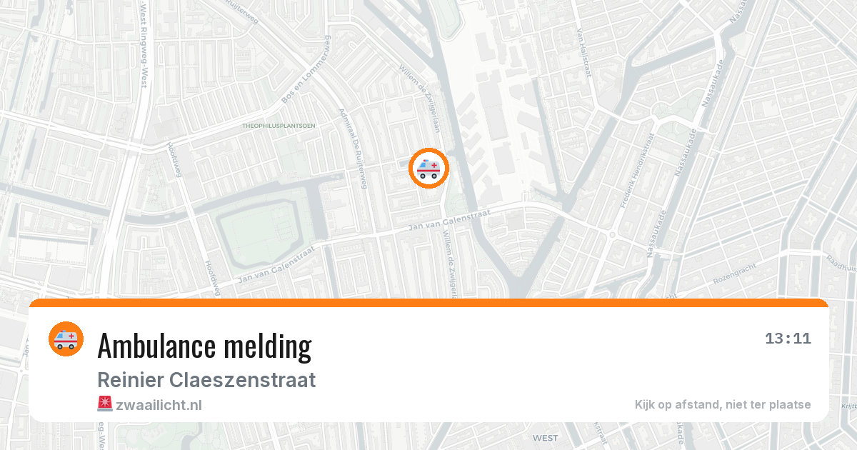Ambulance melding — 7 jul 2026