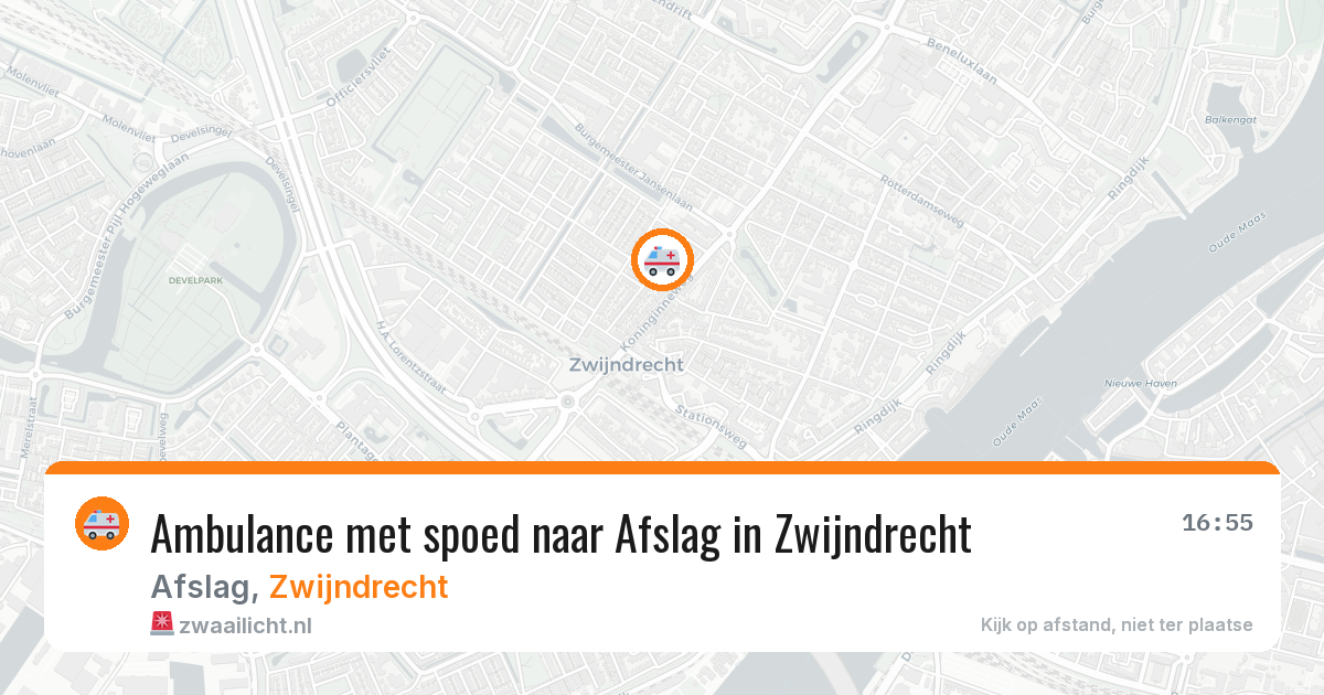 Ambulance met spoed naar Afslag in Zwijndrecht — 14 apr 2026