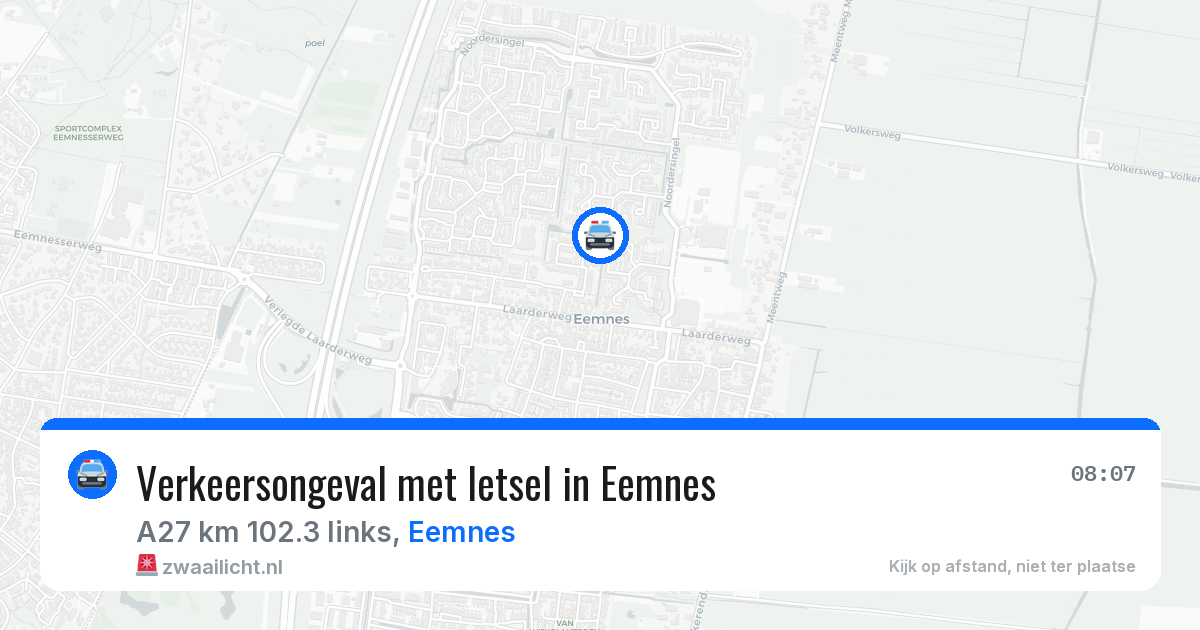 Verkeersongeval met letsel in Eemnes — 10 jun 2026