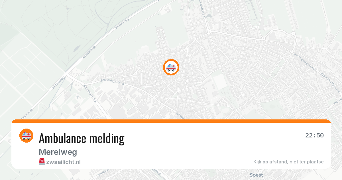 Ambulance melding — 9 jun 2026