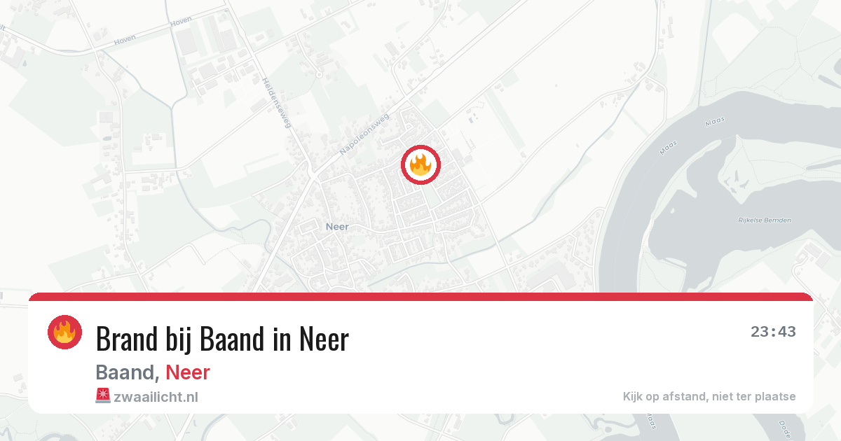 Brand bij Baand in Neer — 28 jun 2026