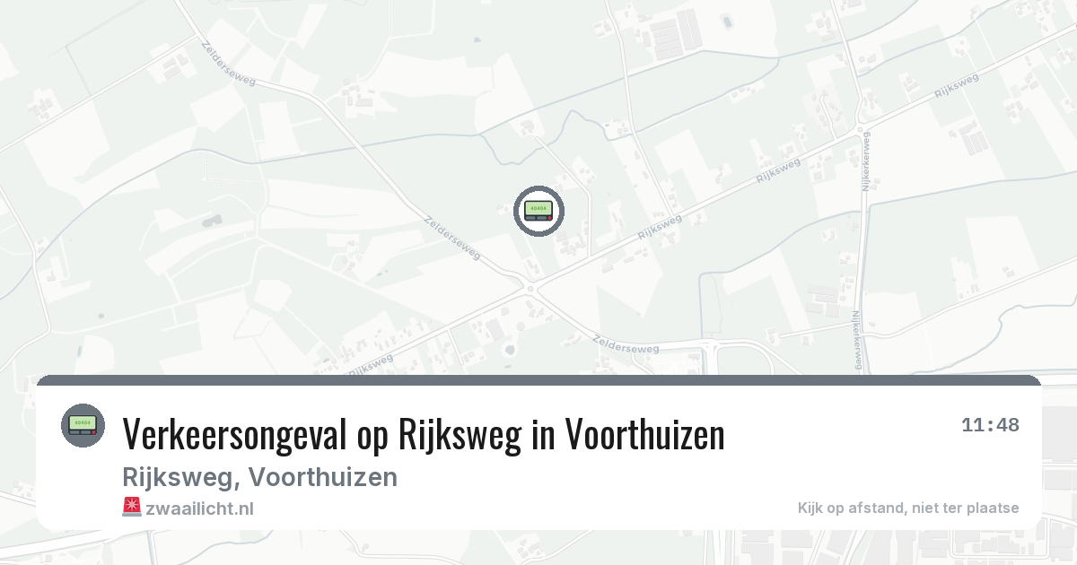 Verkeersongeval op Rijksweg in Voorthuizen — 20 feb 2026