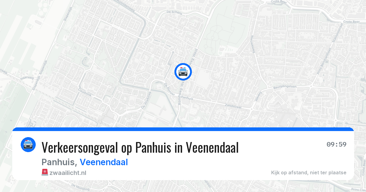 Verkeersongeval op Panhuis in Veenendaal — 12 feb 2026
