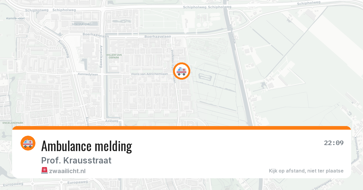 Ambulance melding — 15 apr 2026