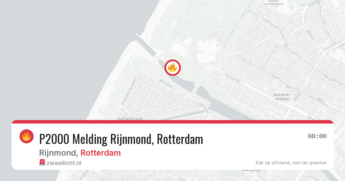 P2000 Melding Rijnmond, Rotterdam — 11 aug 2026