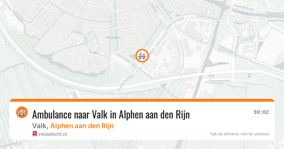 Ambulance naar Valk in Alphen aan den Rijn — 12 jun 2026