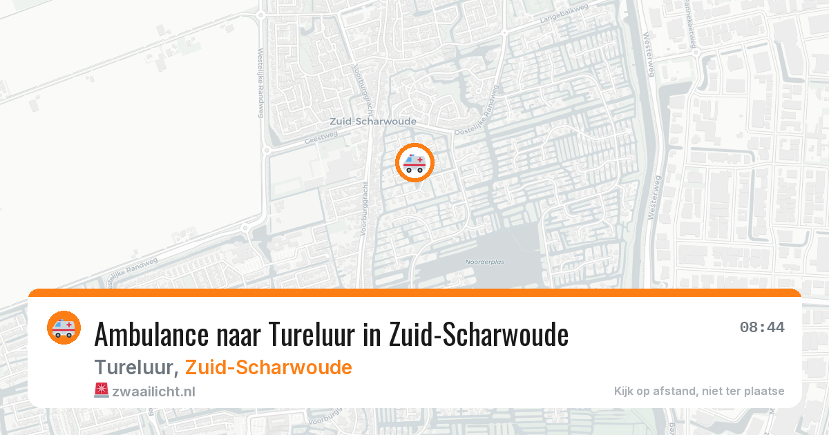 Ambulance naar Tureluur in Zuid-Scharwoude — 31 jul 2026