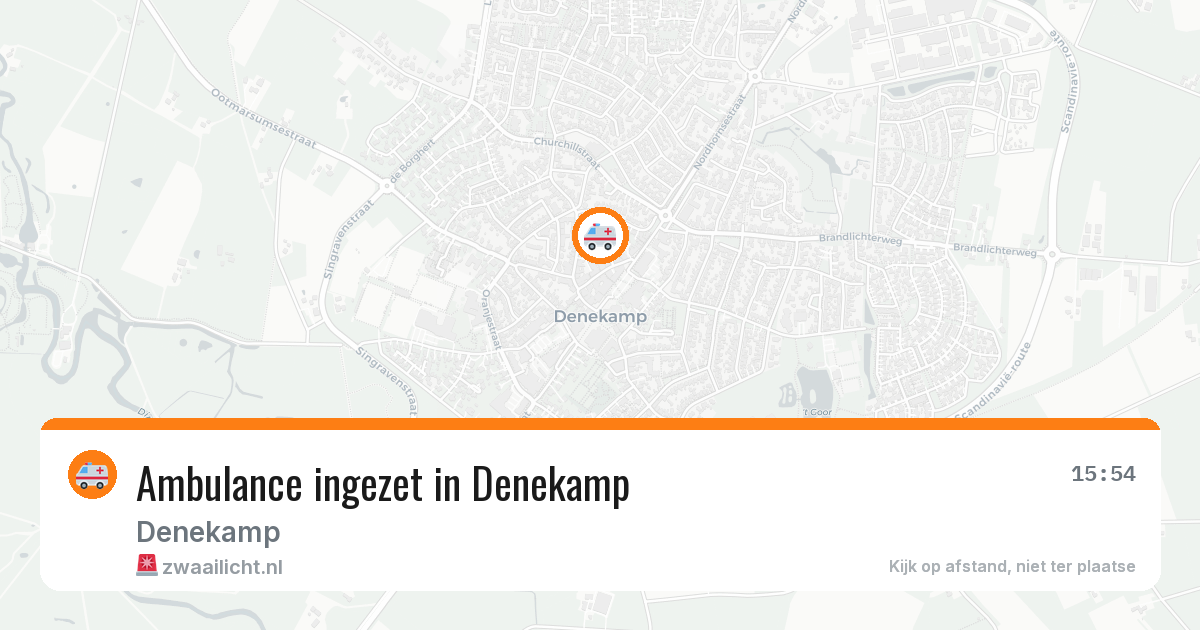 Ambulance ingezet in Denekamp — 21 jul 2026