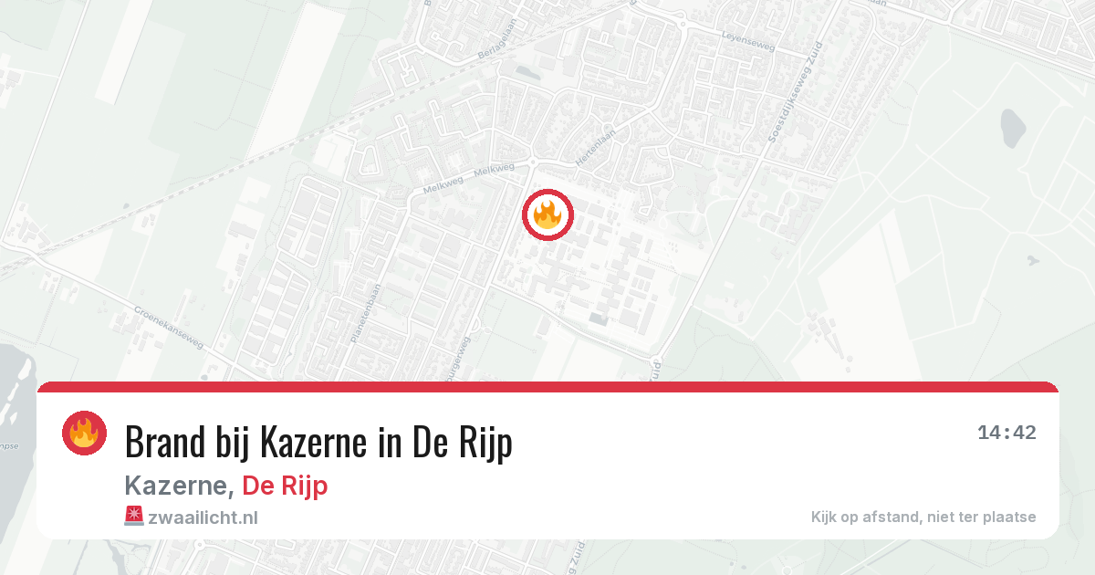 Brand bij Kazerne in De Rijp — 29 jan 2026