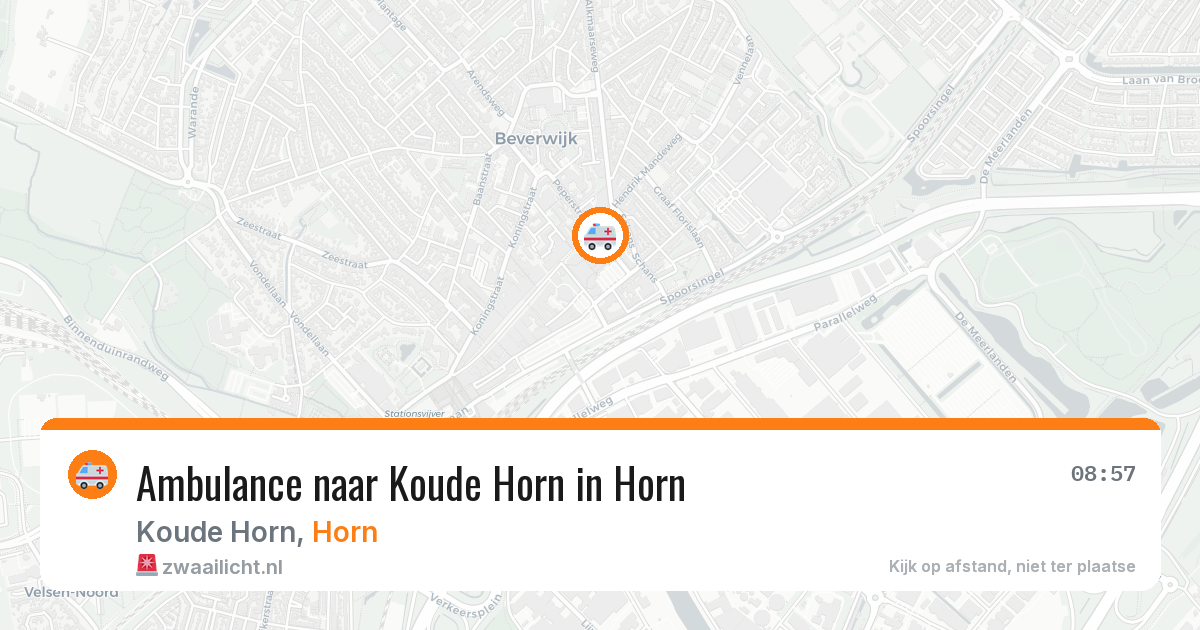 Ambulance naar Koude Horn in Horn — 24 mei 2026