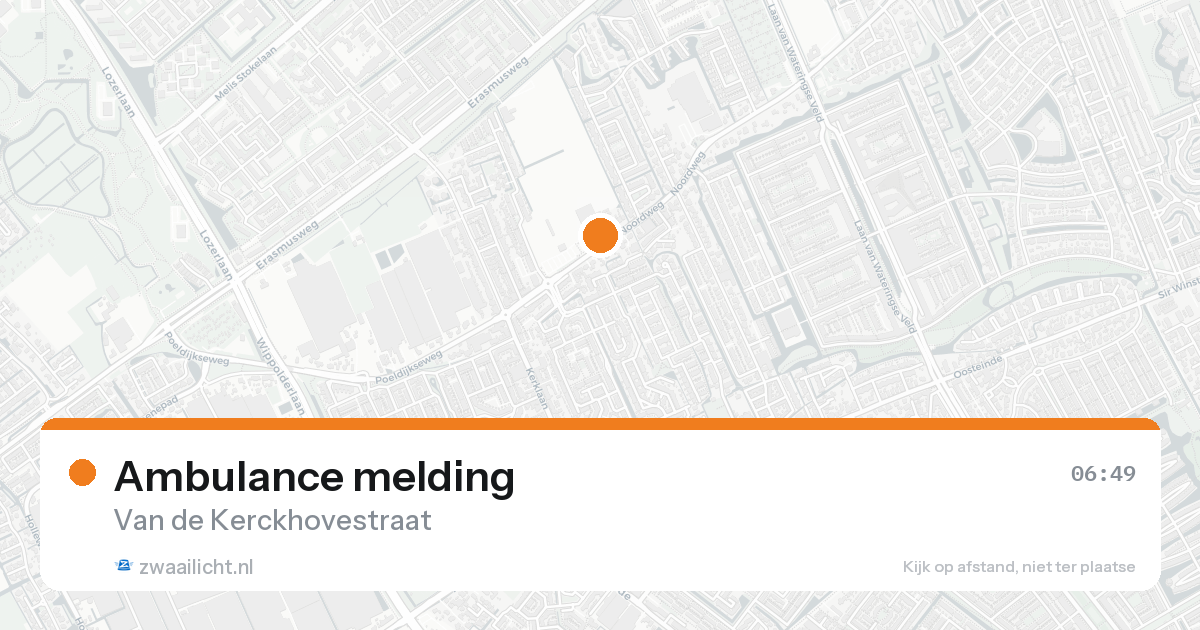 Ambulance melding — 8 feb 2026