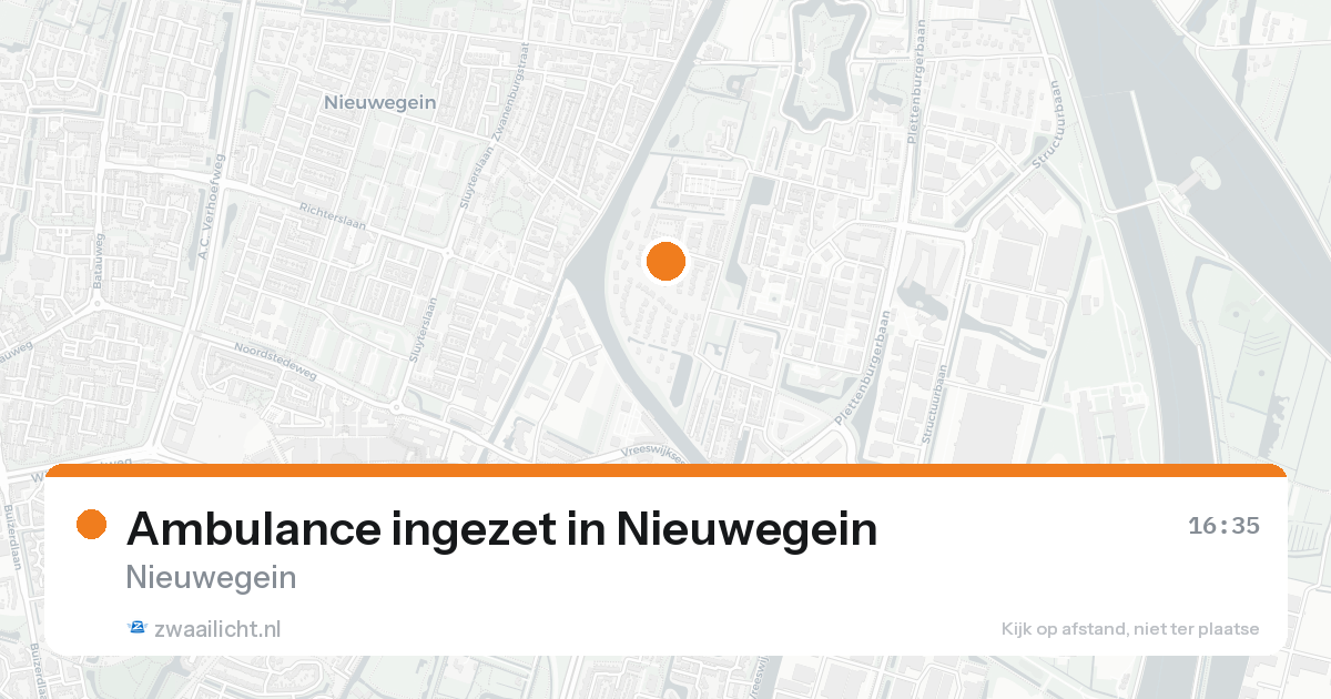 Ambulance ingezet in Nieuwegein — 25 aug 2026