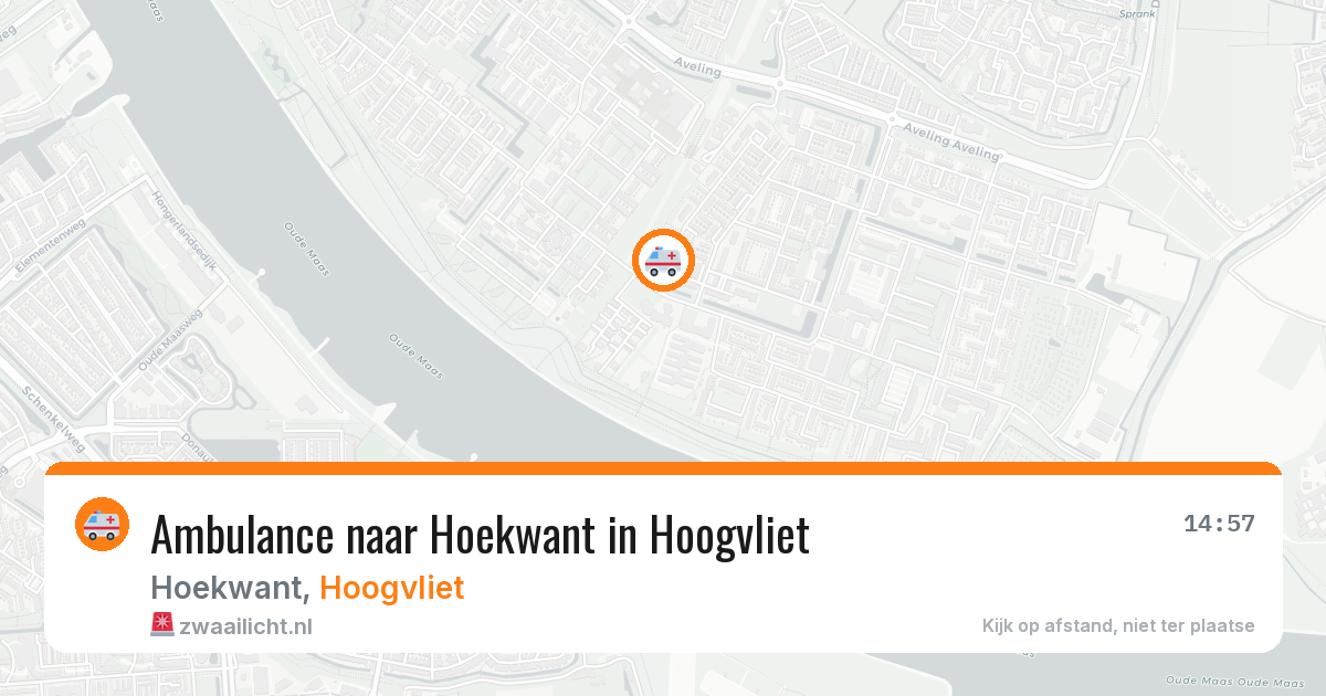 Ambulance naar Hoekwant in Hoogvliet — 18 jun 2026