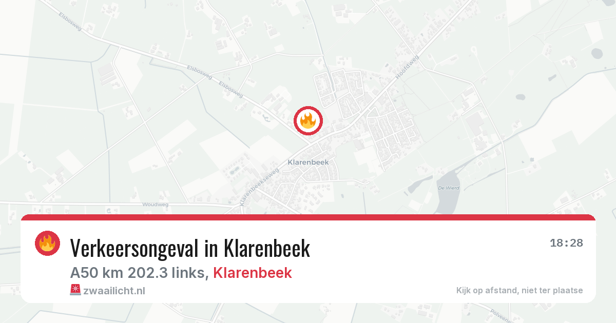 Verkeersongeval in Klarenbeek — 3 aug 2026