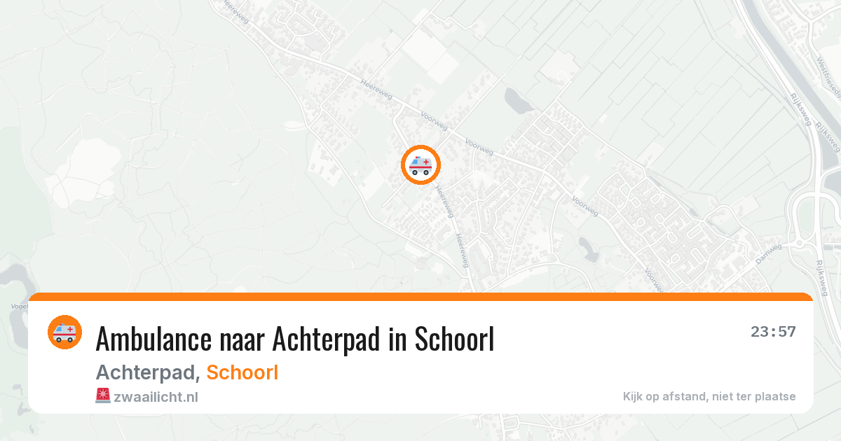 Ambulance naar Achterpad in Schoorl — 16 jul 2026