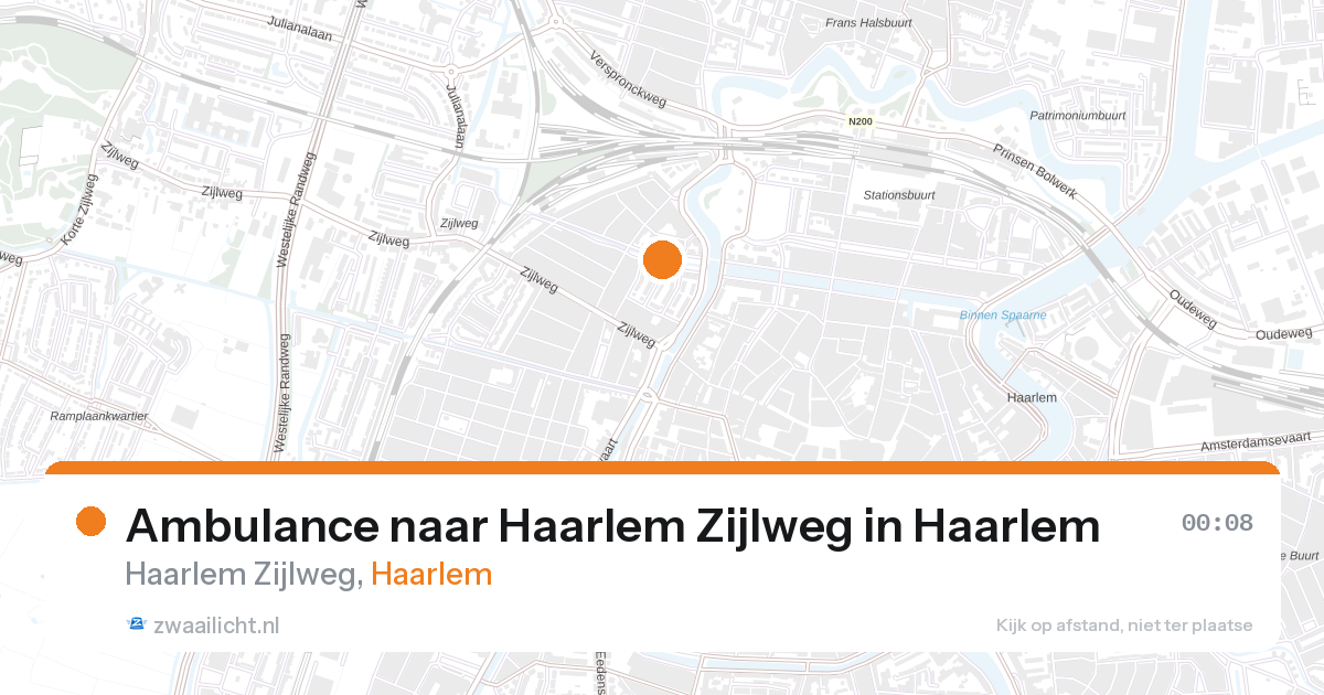 Ambulance naar Haarlem Zijlweg in Haarlem — 6 feb 2026
