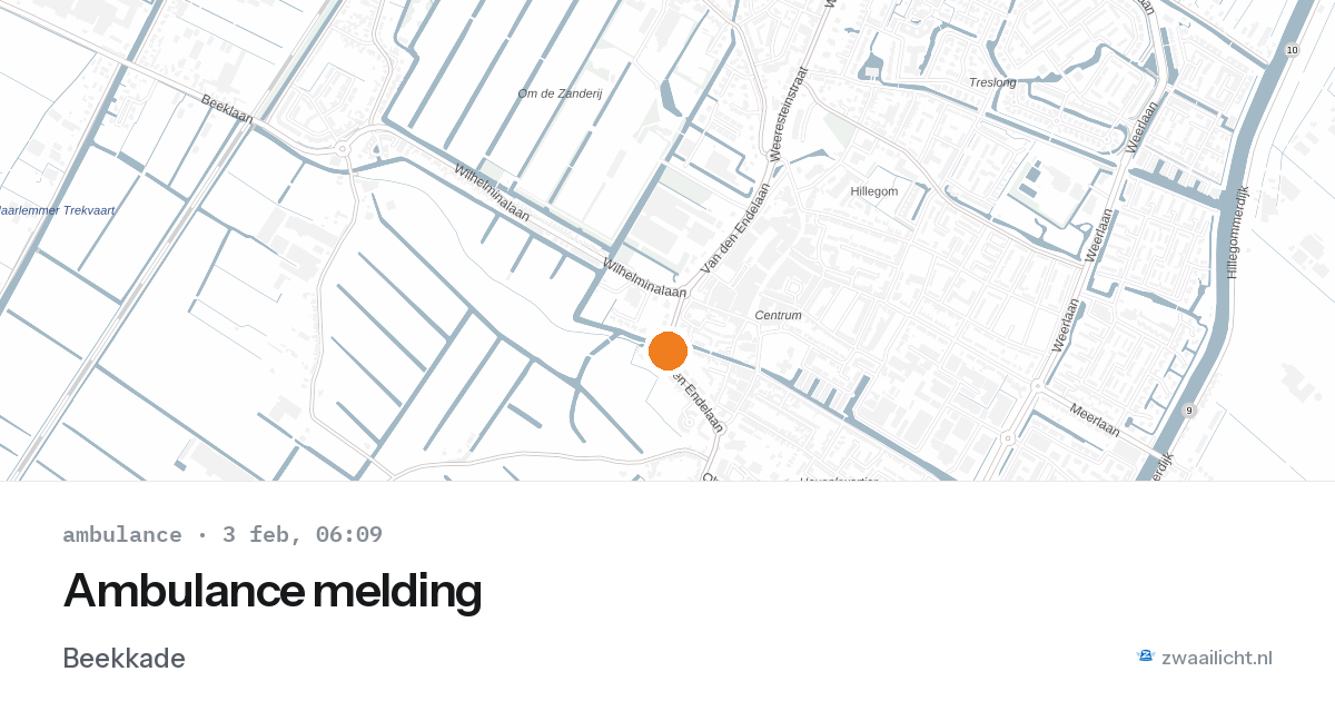 Ambulance melding — 3 feb 2026