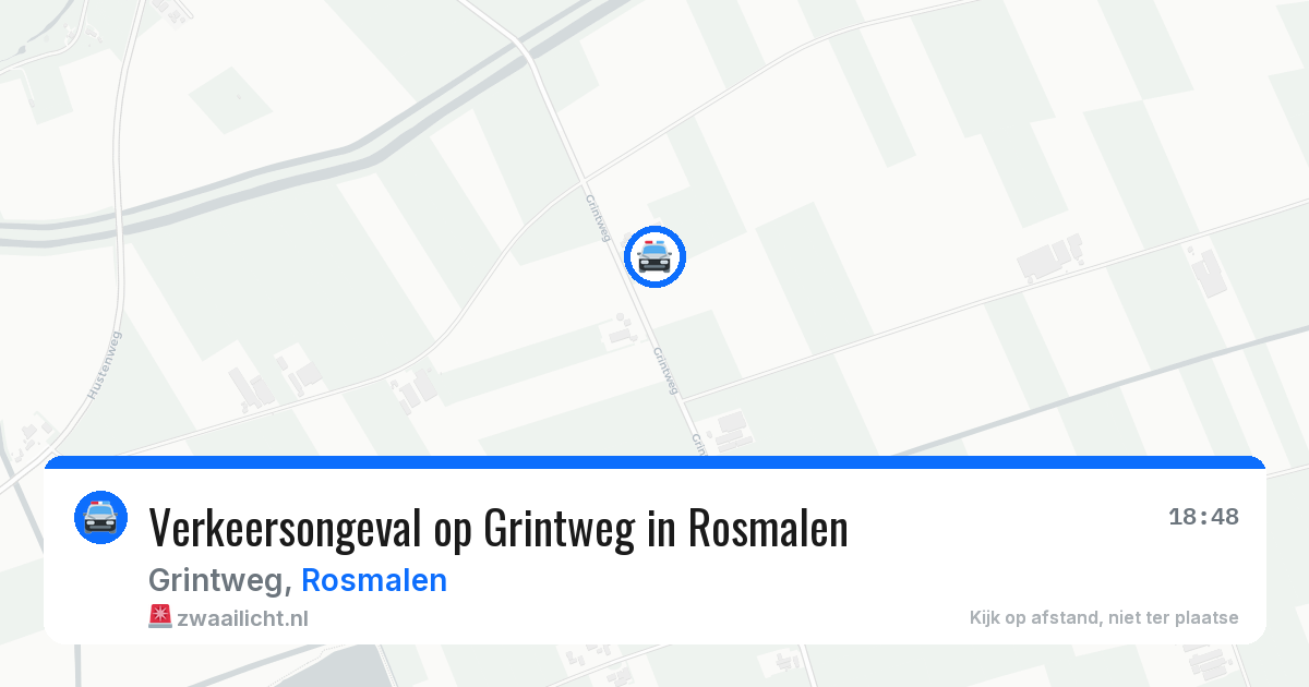 Verkeersongeval op Grintweg in Rosmalen — 4 mei 2026