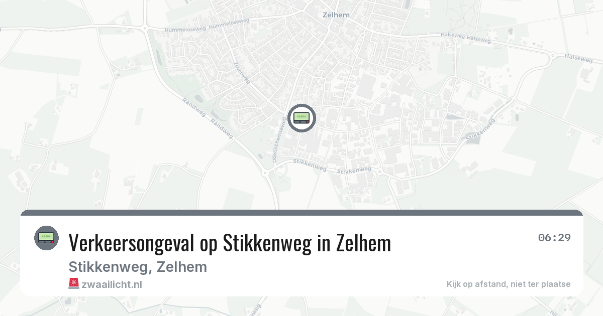 Verkeersongeval op Stikkenweg in Zelhem — 29 jan 2026