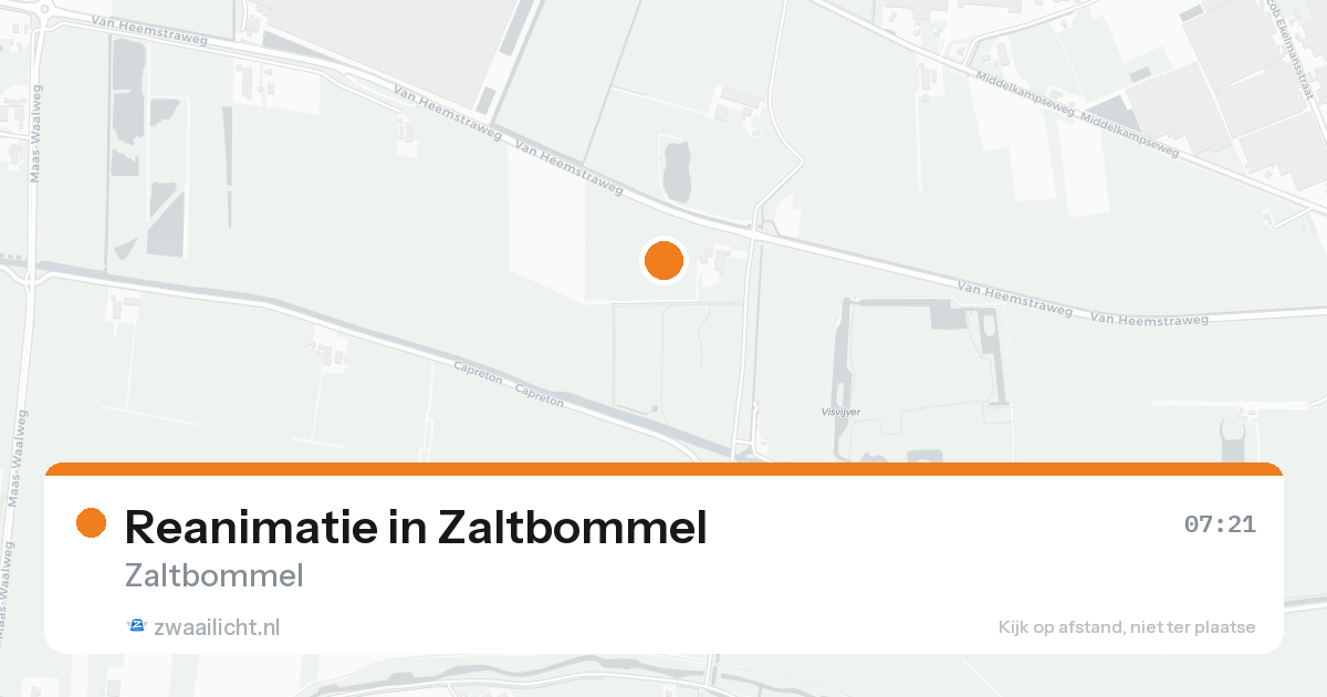 Reanimatie in Zaltbommel — 24 aug 2026