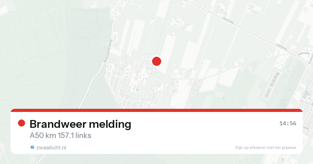 Brandweer melding — 7 feb 2026