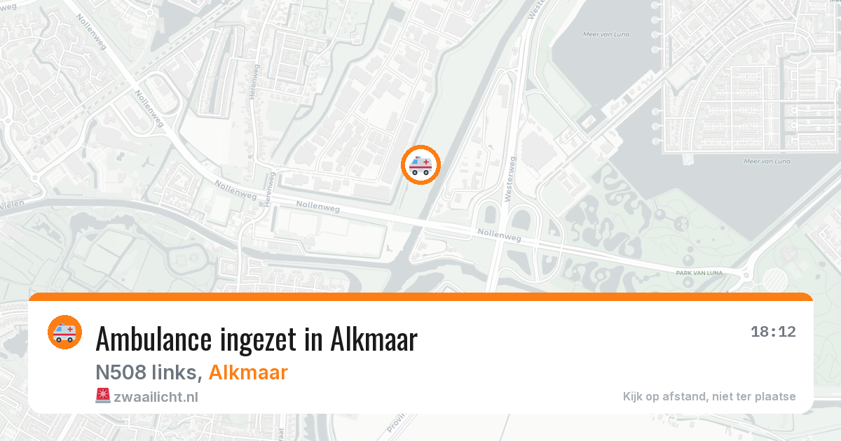 Ambulance ingezet in Alkmaar — 12 aug 2026