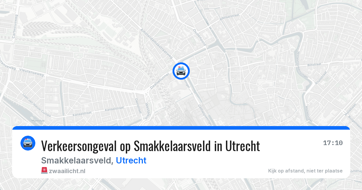 Verkeersongeval op Smakkelaarsveld in Utrecht — 4 jun 2026