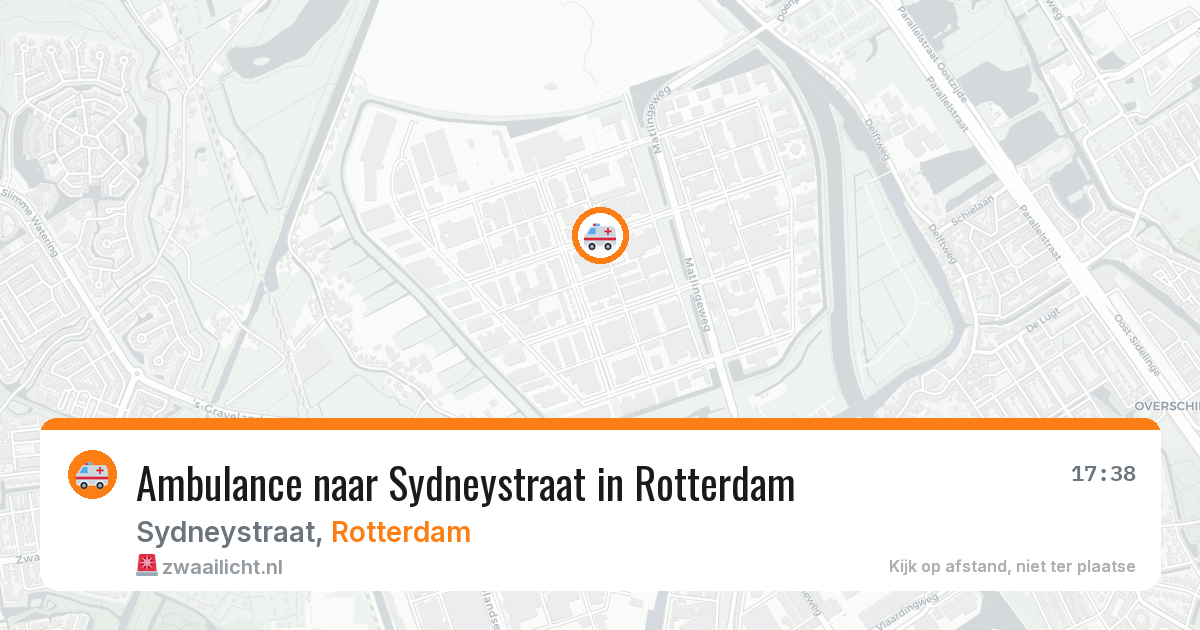 Ambulance naar Sydneystraat in Rotterdam — 24 jun 2026