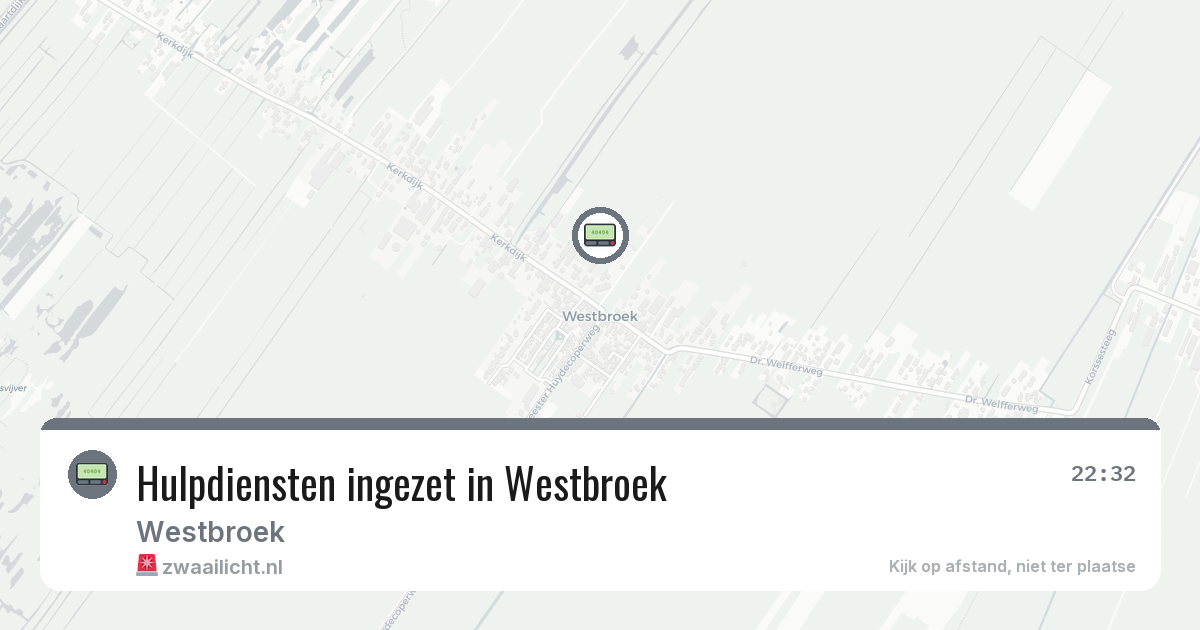 Hulpdiensten ingezet in Westbroek — 3 feb 2026 | 🚨 Zwaailicht.nl