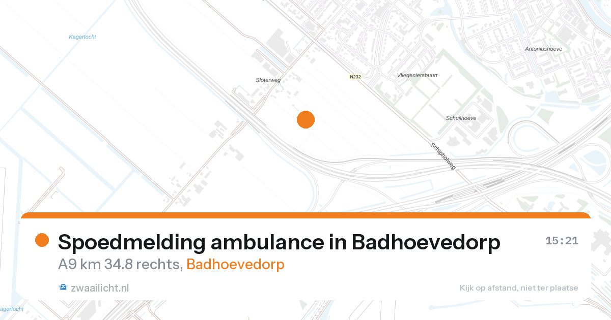 Spoedmelding ambulance in Badhoevedorp — 27 aug 2026