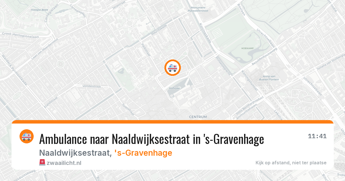 Ambulance naar Naaldwijksestraat in 's-Gravenhage — 7 feb 2026