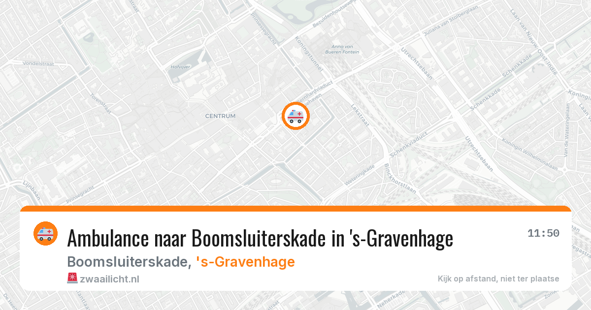 Ambulance naar Boomsluiterskade in 's-Gravenhage — 23 feb 2026