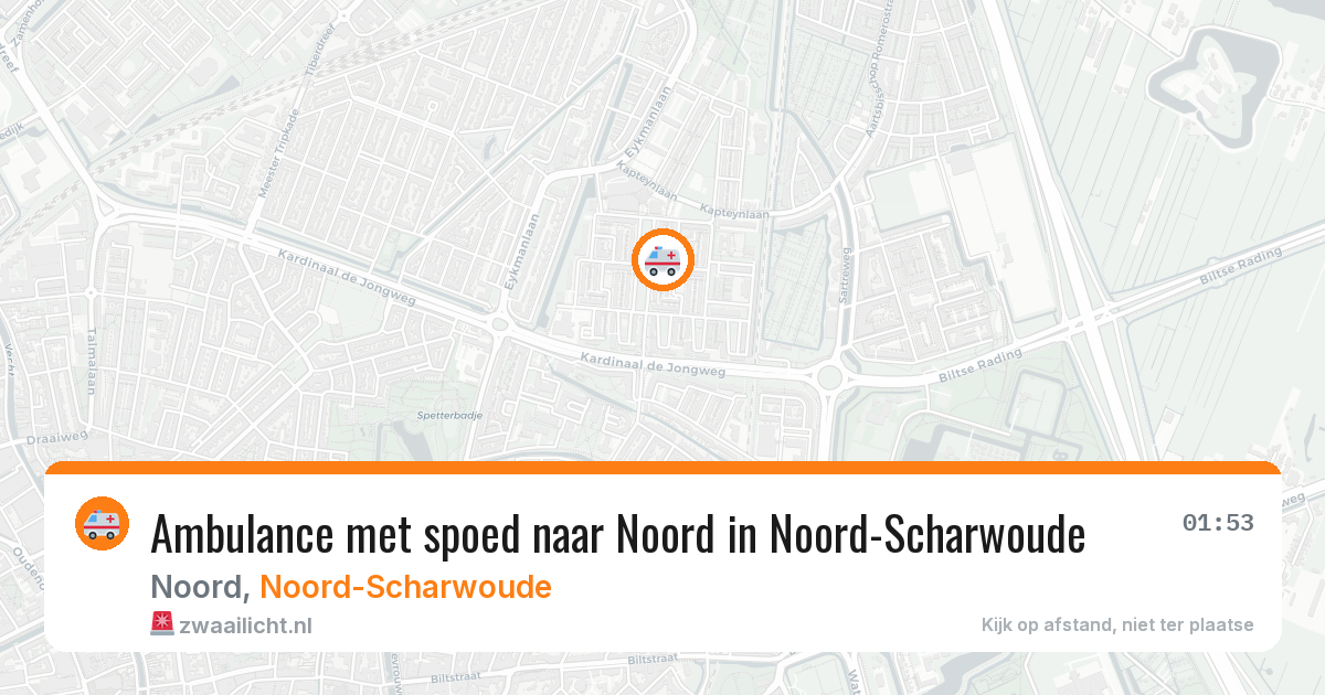 Ambulance met spoed naar Noord in Noord-Scharwoude — 28 jan 2026