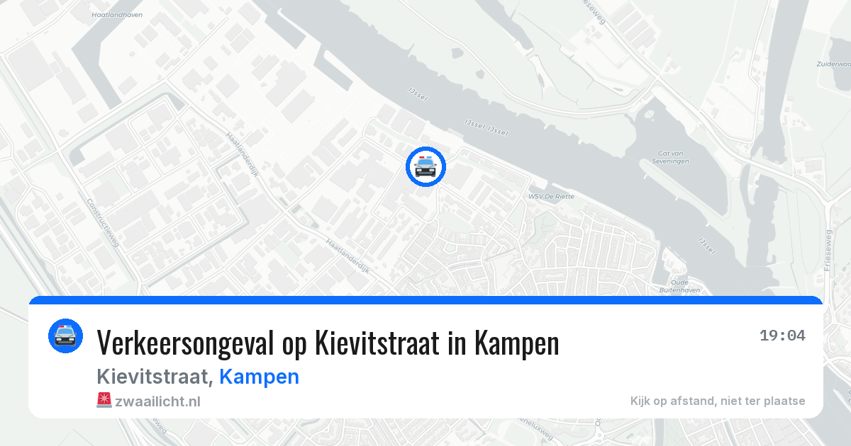 Verkeersongeval op Kievitstraat in Kampen — 18 mei 2026