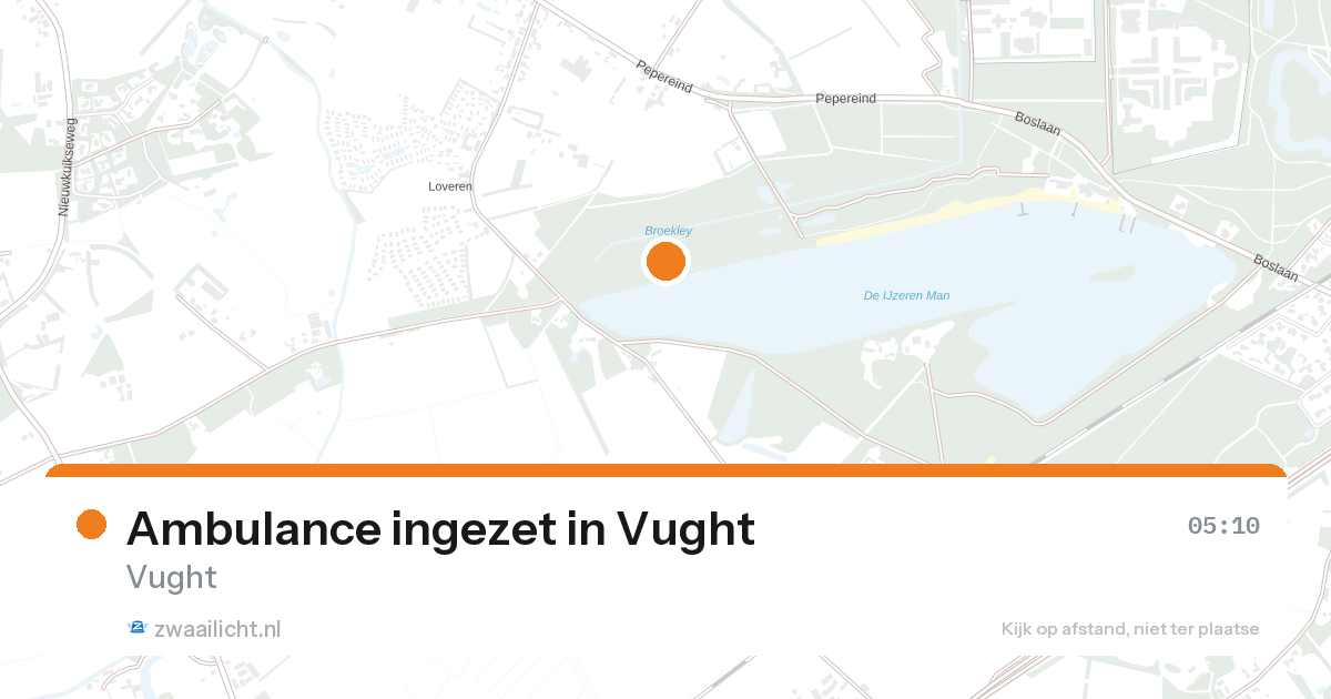 Ambulance ingezet in Vught — 27 aug 2026