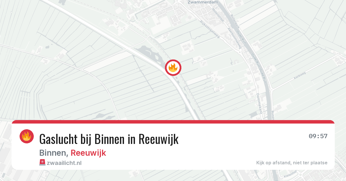 Gaslucht bij Binnen in Reeuwijk — 29 jun 2026
