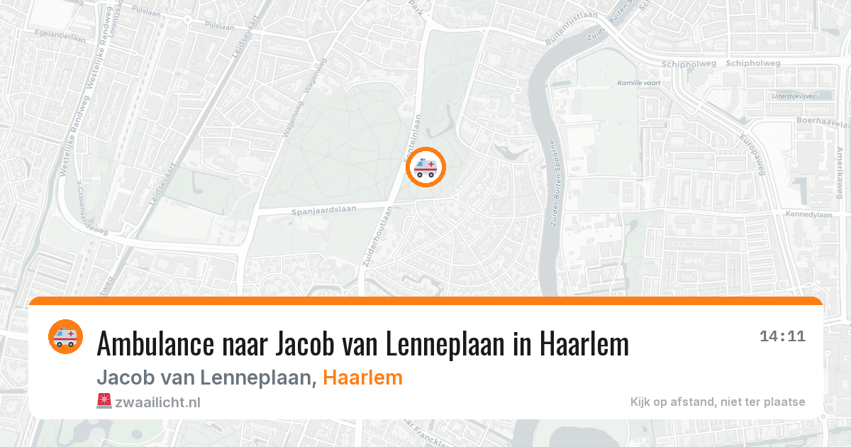 Ambulance naar Jacob van Lenneplaan in Haarlem — 31 mei 2026