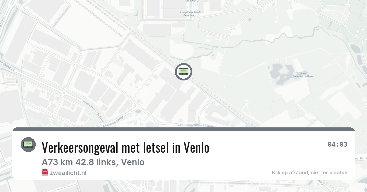 Verkeersongeval met letsel in Venlo — 2 apr 2026