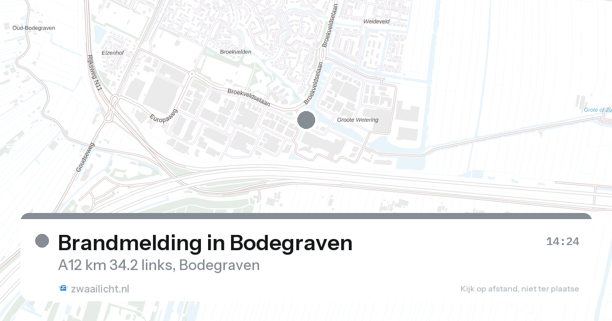 Brandmelding in Bodegraven — 2 mrt 2026