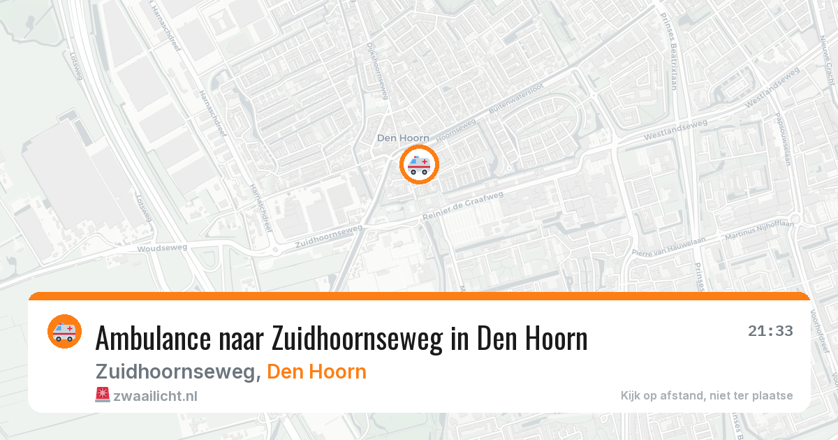 Ambulance naar Zuidhoornseweg in Den Hoorn — 22 jan 2026