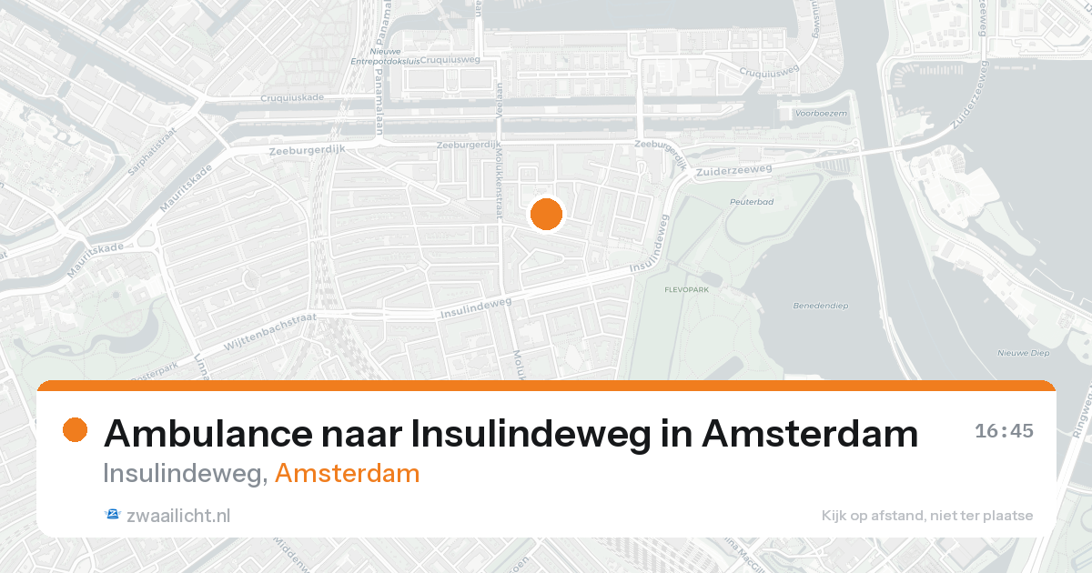 Ambulance naar Insulindeweg in Amsterdam — 30 mei 2026