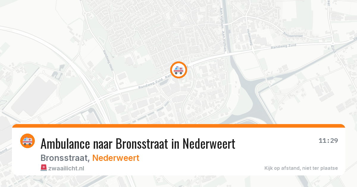 Ambulance naar Bronsstraat in Nederweert — 4 mrt 2026