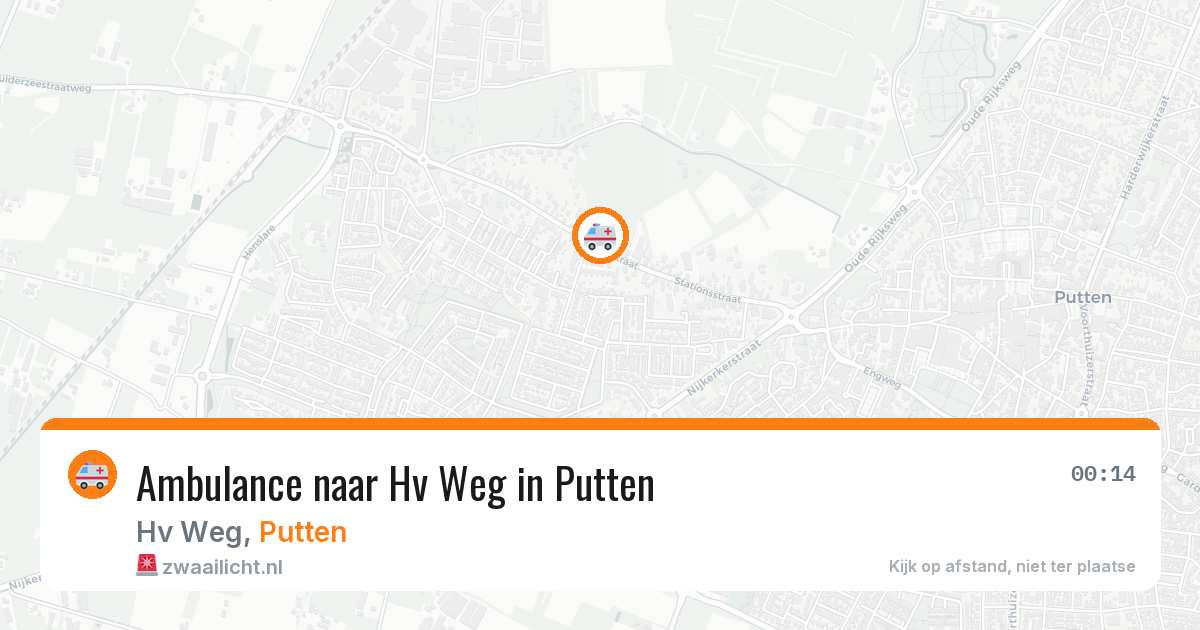 Ambulance naar Hv Weg in Putten — 27 jun 2026
