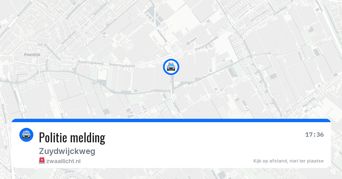 Politie melding — 15 mei 2026
