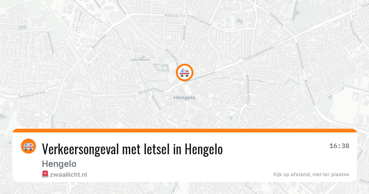 Verkeersongeval met letsel in Hengelo — 30 apr 2026